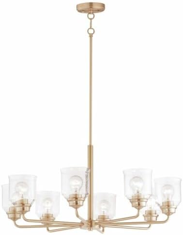 Maxim Acadia - 8 Light Chandelier -Traditional Installation