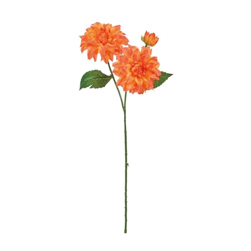 東京堂(Tokyodo) 造花 ミディダリア #009オレンジ 花径9×L38×W15cm 1入 FM005554-009のサムネイル