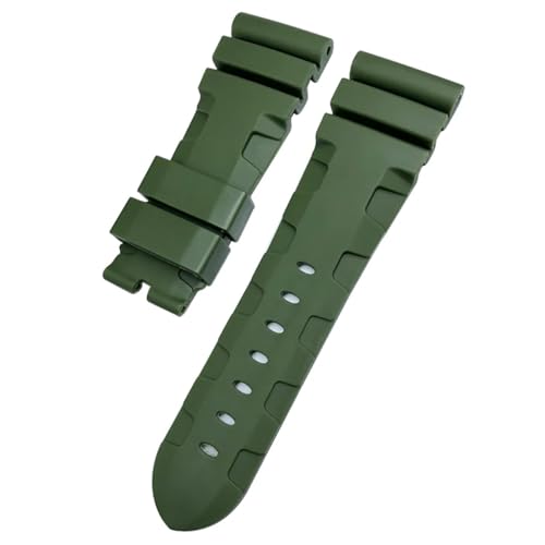 Bracelet montre caoutchouc naturel 26mm bleu silicone pam outils