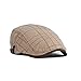 XIXIDIAN Unisex Fashion Vintage Newsboy Hat Personalized Stitches Beret Cotton Hat for Man Adjustable (Color : C, Size : Adjutable 55-60cm)