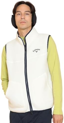 Amazon | [キャロウェイ] メンズ ボアベスト (シェルパフリース