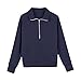 Rjognt Kids Sweatsuit 9-10 Outfits Sets Girls Half Zip 2 Piece Cozy Sweatsuits for Teens Kids Thumb Hole Sweatshirts and Jogger Sweatpants Sweat Set Fashion With Pockets Navy