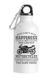 You Can't Buy Happiness But You Can Buy Motorcycles And That's the Same Thing Tourist Water Bottle White