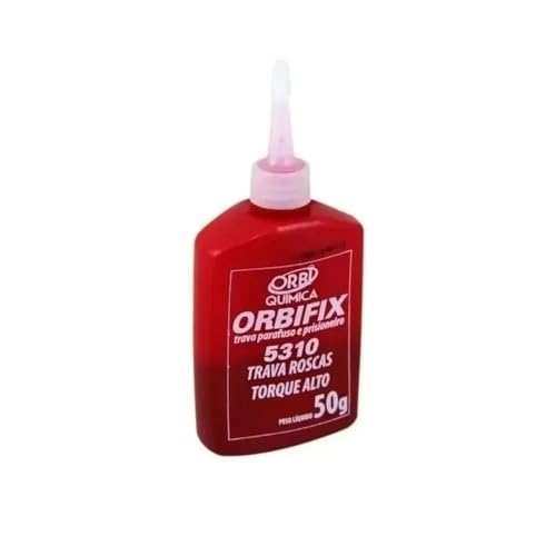 Cola Trava Parafuso Orbifix Vermelho 50g Orbi Química