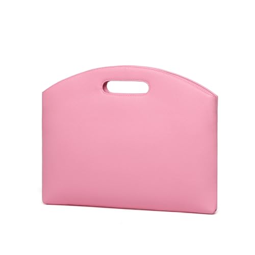 YONBEN Official Document Computer Bag Stylishly Sleek with Multiple Compartments and Easy to Carry Design (Azalea Pink)