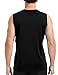 Upocool Men's Sleeveless Workout Swim Shirt Quick Dry Athletic Running Gym Muscle Beach Tank Top Black L