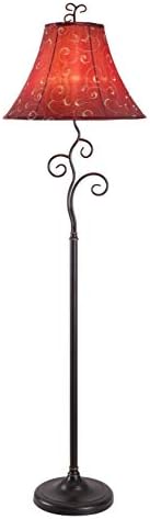 Kenroy Home 31381BRZ Richardson Floor Lamp with Bronze Finish, Casual Style, 61" Height, 17" Width, 17" Depth