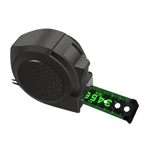 Cinta Métrica de Acero Fluorescente 10 m x 25 mm con Bloqueo miniatura 1