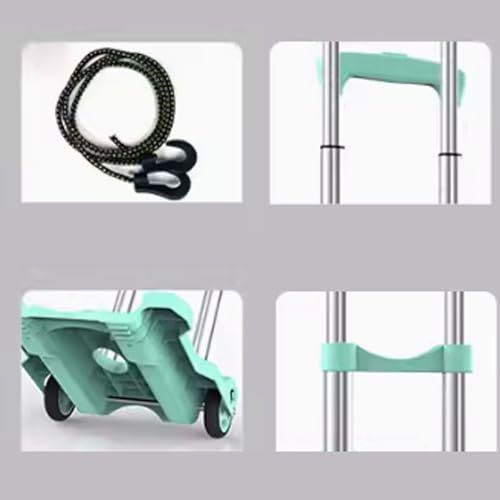 Carretilla plegable ligera para equipaje y carga miniatura 6