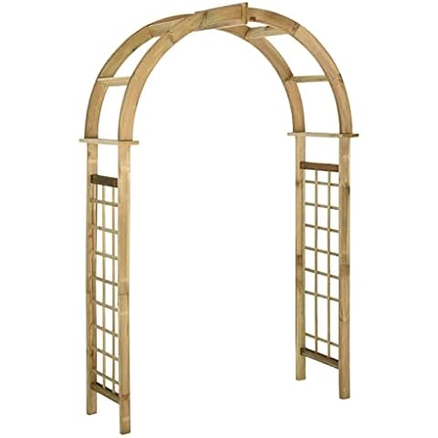 Tidyard Rosenbogen Eingangspergola Gartenbogen Holz Torbogen Spalier Cover