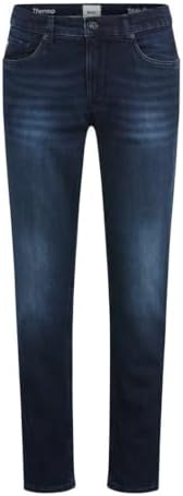 BRAX Herren Style Cooper TT Thermo Denim Five Pocket Jeans, 24 mid Blue Used, 35 W / 34 L