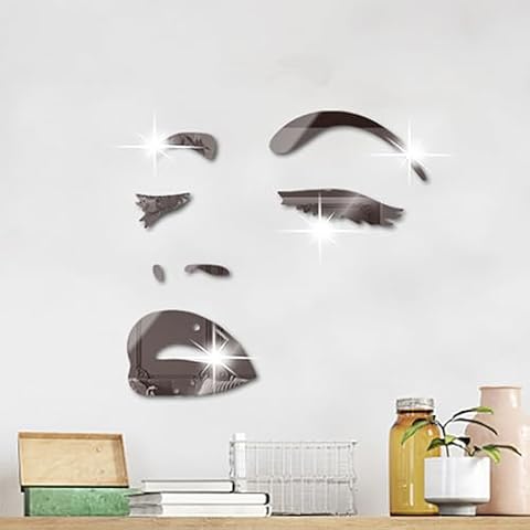 PolMinrs 3D Abstract Mirror Wall Stickers Cover