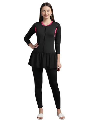 Image of N-Gal Women Full Length Padded One Piece Swimming Costume|Swimsuit Set for Women