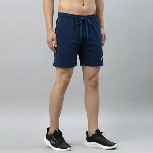 Image of Amul Comfy Men Ultra Soft Cotton-Rich Drawstring Lounge Shorts