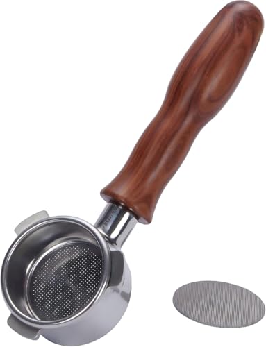 54 mm ��Ȃ��|���^�t�B���^�[ 3���ؐ��n���h�� �G�X�v���b�\�|���^�t�B���^�[ Breville Barista Express�ABarista Pro�ABarista Touch�ABambino Plus�}�V���ɑΉ�