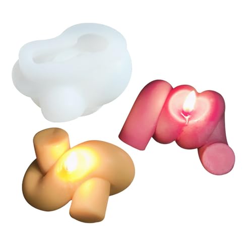LXJLXD Moule en silicone tressé pour savon en résine époxy, gâteau, fondant, chocolat noué