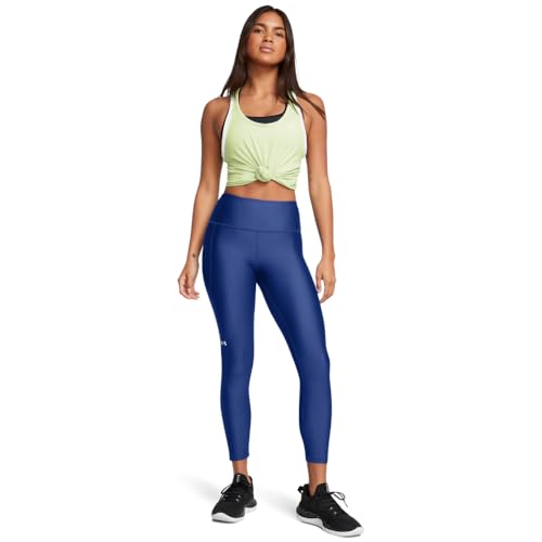 Image of Under Armour Women's HeatGear Armour High Waisted Ankle No-Slip Leggings