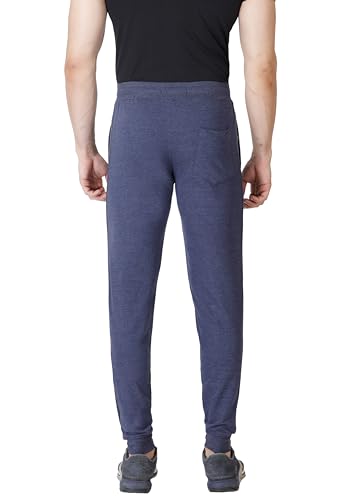 Image of Premium Men's Regular Fit Jogger Track Pants (Size M to 8XL) | Smooth Soft Feel, Antimicrobal Fabric with Zipper Pockets | Reflective Logo on Front