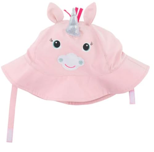 Zoocchini Cappellino Estivo UPF 50, Allie Unicorno - Diverte E Protegge, Gorra Bebe Bebé-Niños, Rosa (Alicorn Alicorn), Medium (Talla del Fabricante: M 6-12M)