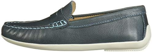 Driver Club USA Unisex Leather Made in Brazil Naples 2.0 Penny Driver Loafer, Jeans Everest, 3.5 M US Little Kid | Image 7