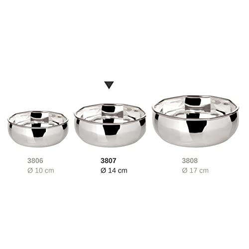Edzard Bowl Decorative Bowl Serving Bowl Ten, Diameter 5,5 in, Height 2,4 in, Heavy Silver Plated, Metallic Silver - Image 3