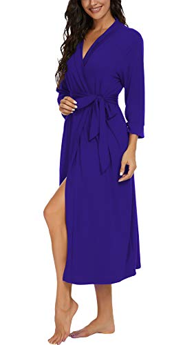 Image of VINTATRE Robes for Women Long Knit Bathrobe XS-4XL