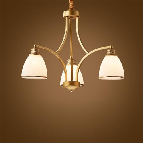 Lustre LED européen LYGXWJFC luminaire de luxe rétro américain pour chambre et étude