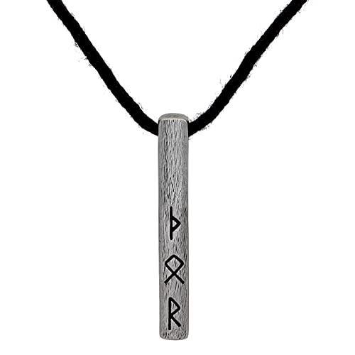 Guoshuang Nordic Viking Rune Month Necklace For Men Women Stainless Steel With Valknut Gift Bag (10) #TOP16
