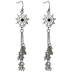 Three Spider Earrings