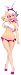 Furyu 7" Super Sonico Concept Figure Easter Bunny Pink Ver.