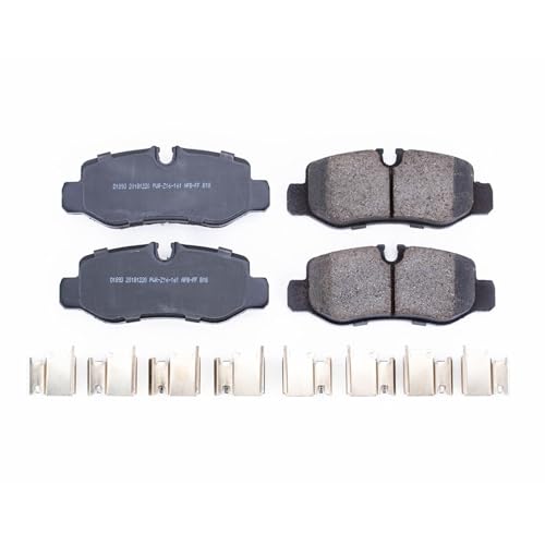 Image of PowerStop Rear Brake Pads for Mercedes-Benz Metris 2016-23 - Z17 Ceramic Brake Pads with Installation Hardware, 17-1893