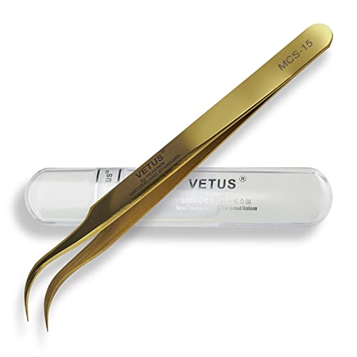 Cils Pince Vetus MCS-15 Courbé - MCS-15 Courbé/Or