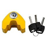 EBVincxmk Frenos de disco Cerradura de seguridad Marco Estable llaves Bicicleta Ciclismo Rotor Frenos de disco Bloqueo de rueda