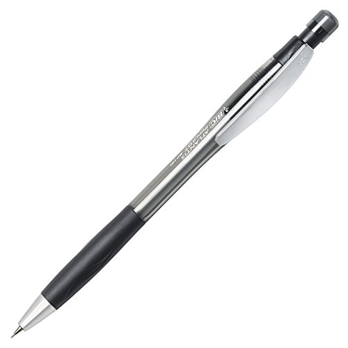 Image of BIC MPAGM11 Atlantis Metal Mechanical Pencil, 0.7 mm, Smoked Black Barrel, Dozen (BICMPAGM11)