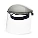 Sellstrom S30120 Advantage Series All-Purpose Face Shield, Clear Polycarbonate Shield, Ratchet Headgear with Blue Comfort Temple Band, (Before Use - Remove Protective Film from Both Sides of Shield)