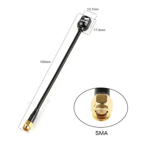 Image of YILIANDE for HGLRC Mini Long Range for for RHCP for LHCP Spin for SMAUFL for MMCX Angle 5.8G 2.5dBi 135mm for RC for FPV Racing Drone(1PCS RHCP MMCX-Angle)