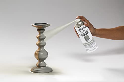Image of Rust-Oleum Country Gray Chalked All-in-One Ultra Matte Spray Paint | One Coat Coverage | No Primer, Sanding, Or Topcoat Needed | Easy Spray Application | Made in USA | 12 OZ