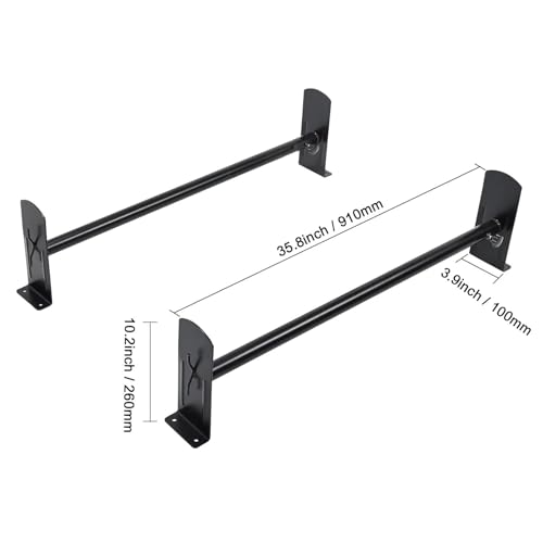 Barres de toit rails pour support d'échelle de toit fourgon en acier - 2