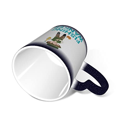 Tazas divertidas de café - Taza de regalo de pesca Wanker Funny Rude for Him Her Men Women Birthday Gifts,Taza cambiante… - Imagen 3