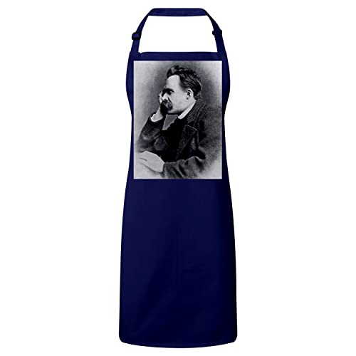 Tablier Cuisine Navy Friedrich Nietzsche Idée Cadeau Originale