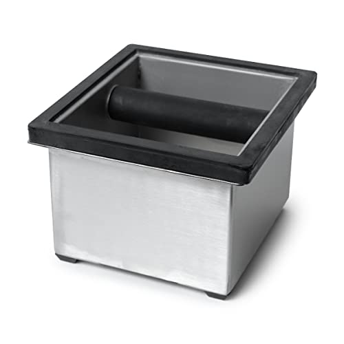 Rattleware Espresso Knockbox Set, Large, Stainless Steel