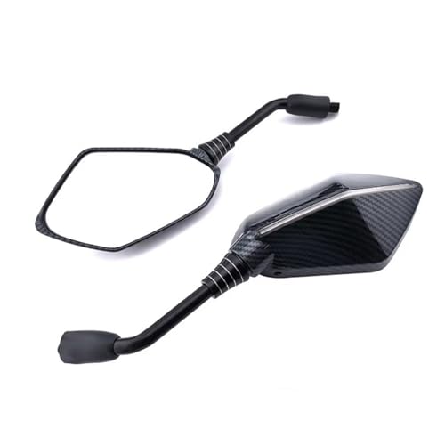 Retrovisores de moto CBR650R estilo carbono para rutas nocturnas y viajes urbanos