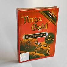 Jinga Gold 4 Capsules for Men - Ayurvedic - pack of 2