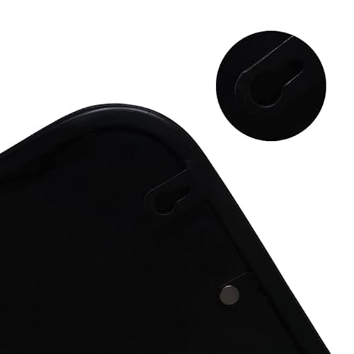 Black Metal Framed Bathroom Mirror For Wall 24X36 Inch Rectangle Wall Mirror,Modern Rectangle Round Corner Metal Framed Mirror, Hangs Horizontally Or Vertically Decorative For Bedroom, Living Room #TOP7