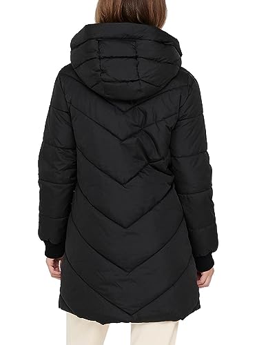 JDY Damen Jdyskylar Padded Hood Jacket Otw Noos, Schwarz, S
