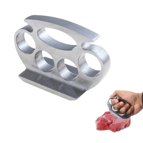 Meat Tenderizer, Hand Meat Hammer, Stainless Aluminum Meat Smasher & Meat Press, Metal Meat Mallet Kitchen Tool for Steak Chicken Fish BBQ Tenderloin