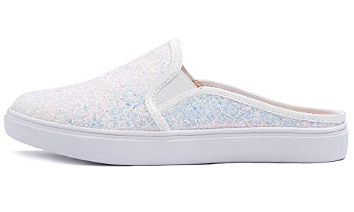 Image of FEVERSOLE Women's Sport Mules Slip On Loafers Fashion Backless Sneakers