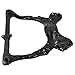ALMULOO Front Subframe Crossmember Compatible with 2019 2020 2021 2022 2023 Toyota RAV4 Replacement for 511000R012 Electrophoresis Primed Black Steel