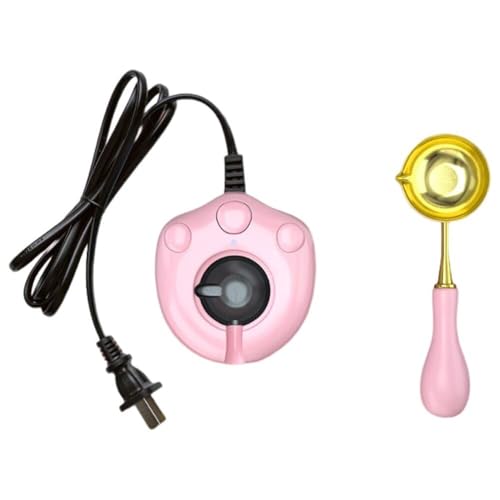 シーリングスタンプ 炉 かわいい猫の足の形 電気 シーリングワックス 炉 多機能 電気炉 プラグアンドプレイ 電動 シーリングワックス溶解炉 ワックス 顆粒 加熱溶融ワックス炉 ワックス バトン DIYシーリングスタンプツール シーリングワックス愛好家 初