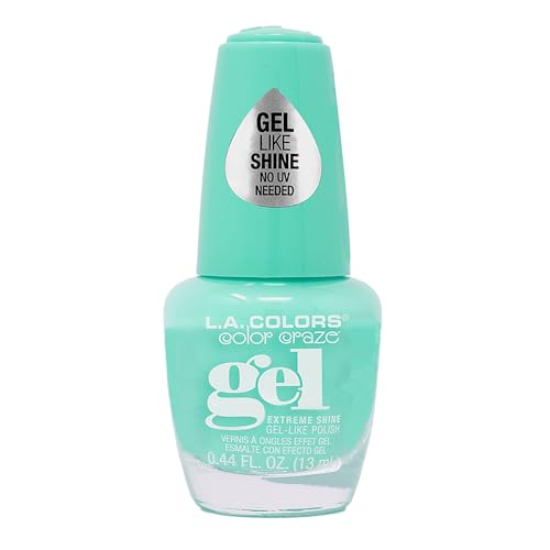 L.A. COLORS Color Craze Extreme Shine Gel Polish, Chill Out CNL225